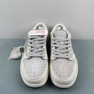 Fragment Design x Travis Scott x Air Jordan 1 Low OG SP LV Beige Gray LI5188-005