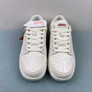 Supreme x SB Dunk Low Off White Red FC1688-146