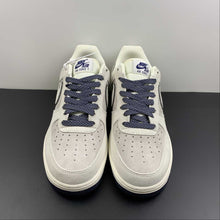 Cargar imagen en el visor de la galería, Air Force 1 07 Low Four Horsemen PE Cream White Navy Blue DZ3696-006
