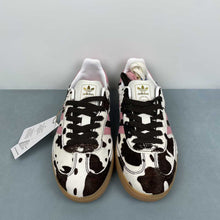 Cargar imagen en el visor de la galería, Adidas Samba OG Cow Print Dark Brown Wonder Mauve White KK2239
