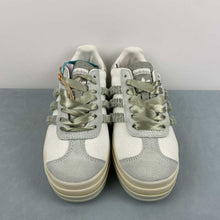 Cargar imagen en el visor de la galería, Adidas Gazelle Bold Cream White Halo Green Orbit Gray JR8373
