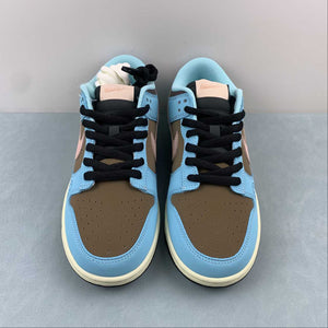 SB Dunk Low Blue Brown Pink MU0232-366