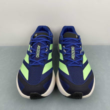 Cargar imagen en el visor de la galería, Adizero Boston 13 Lucid Blue Lime Burst Core Black JS4944
