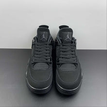 Cargar imagen en el visor de la galería, Air Jordan 4 Retro Gs Black Cat 2020 Light Graphite Black 408452-010
