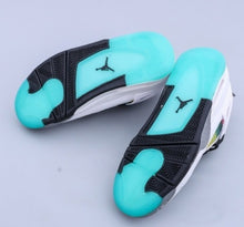Cargar imagen en el visor de la galería, Air Jordan 4 Retro Rasta White University Red Lucid Green Black AQ9129 100
