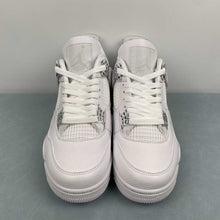 Cargar imagen en el visor de la galería, Air Jordan 4 Retro White Metallic Silver 308497-100
