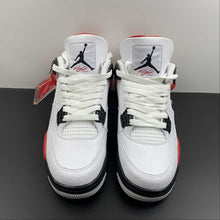 Cargar imagen en el visor de la galería, Air Jordan 4 Retro Red Cement White Fire Red Black Neutral Grey DH6927-161
