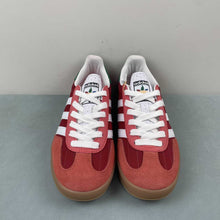 Cargar imagen en el visor de la galería, Adidas Gazelle Indoor Olympic Pack Better Scarlet Cloud White Gum IF9641
