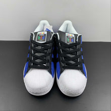 Cargar imagen en el visor de la galería, Adidas Superstar Blue Core Black Cloud White FU9523
