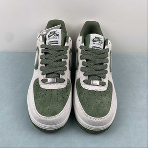 Supreme x Air Force 1 07 Low Suede Gray Green ME2392-106