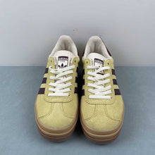 Cargar imagen en el visor de la galería, Adidas Gazelle Bold Almost Yellow Maroon Wonder White IF5937

