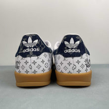 Cargar imagen en el visor de la galería, Adidas Gazalle x Louis Vuitton Monogram White Black SC9207-727
