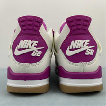Cargar imagen en el visor de la galería, SB x Air Jordan 4 Retro Sapphire White Purple Grey DR5415-105
