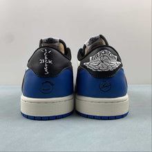 Cargar imagen en el visor de la galería, Travis Scott x Air Jordan 1 Low OG SP Blue Inverted Hook DM7866-888
