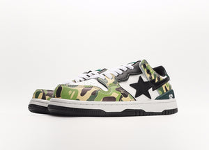 BAPE Sk8 STA Camouflage Black White