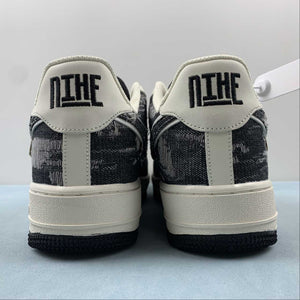 Air Force 1 07 Low Brushed Patch Off White Black FB0607-066