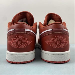 Air Jordan 1 Low Dune Red White Lobster Sail Vachetta Tan FJ3459-160