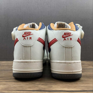 Air Force 1 07 Mid Beige Dark Blue University Red 512745-068