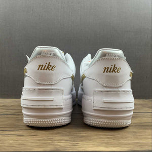 Air Force 1 Shadow White Metallic Gold Metallic Silver DM3064-100