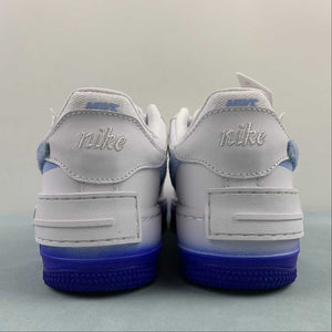 Air Force 1 Shadow Chenille Swoosh White Blue Tint FJ4567-100