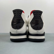 Cargar imagen en el visor de la galería, Air Jordan 4 Retro Flight Club Sail Black University Red IM4002-100
