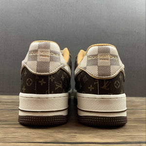 LV x Air Force 1 07 Low Damier Azur Brown LV Monogram 8A8PYL-101