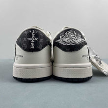 Cargar imagen en el visor de la galería, Fragment Design x Travis Scott x Air Jordan 1 Low OG SP LV White Black Black LX1988-600
