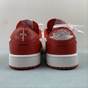 Travis Scott x Air Jordan 1 Low OG Red White Black DM7890-103