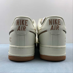 Air Force 1 07 Low Cream White Brown Gold DQ7658-109