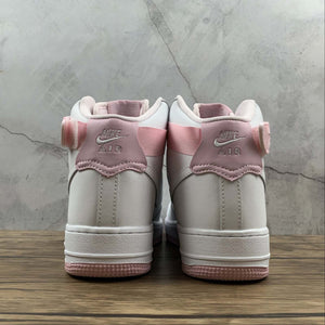 Air Force 1 07 Mid Summit White & Pink Women's CD6916-102