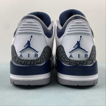 Cargar imagen en el visor de la galería, Air Jordan 3 Retro Midnight Navy White Cement Gray Black CT8532-140
