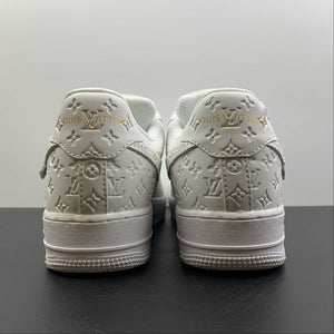LV x Air Force 1 07 Low White Metallic Gold LD0212
