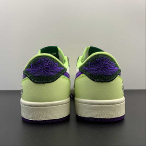 Air Jordan 1 Low OG Doernbecher Gorge Green Court Purple Bar. Volt Sail FD9665-351