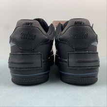 Cargar imagen en el visor de la galería, Air Force 1 Shadow Black Anthracite Velvet Brown FB7582-001
