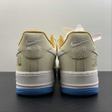 Cargar imagen en el visor de la galería, Air Force 1 07 Low North Face Gucci White Beige Yellow Blue 315122-011
