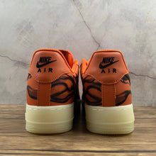 Cargar imagen en el visor de la galería, Air Force 1 07 Low Orange Skeleton Black CU8067-800
