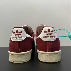 Adidas Campus 80s Sporty & Rich Merlot Cream HQ6074