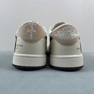 Fragment Design x Travis Scott x Air Jordan 1 Low OG SP LV Off White Beige Black LI5188-006