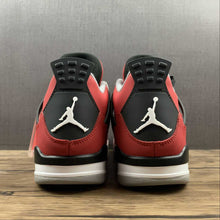 Cargar imagen en el visor de la galería, Air Jordan 4 Retro Toro Bravo Fire Red White Black Cement Grey 308497-603
