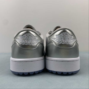 Air Jordan 1 Low Golf Gift Giving Metallic Silver Photon Dust White FD6848-001