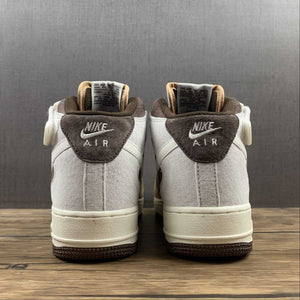 Air Force 1 07 Mid Brown White Coffee AL6896-556