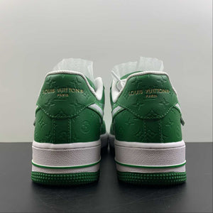 Louis Vuitton x Air Force 1 Green Embossing MS0232