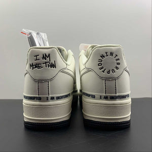 Air Force 1 07 Low x Uninterrupted MORE THAN White Black UY5696-332