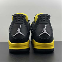 Cargar imagen en el visor de la galería, Air Jordan 4 Retro Thunder Black White Tour Yellow DH6927-017

