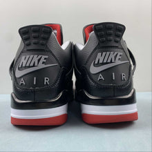 Cargar imagen en el visor de la galería, Air Jordan 4 Retro Bred Reimagined Black Fire Red Cement Gray Summit White FV5029-006

