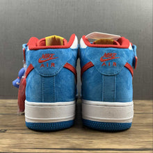 Cargar imagen en el visor de la galería, Air Force 1 07 Mid Doraemon White Blue Red Yellow GB1236-160
