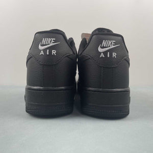 Air Force 1 07 Low Black Silver Mini Swoosh HQ1180-001