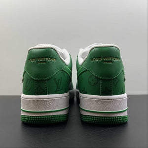 Louis Vuitton x Air Force 1 White Green MS0232