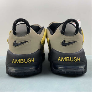 Air More Uptempo Low x AMBUSH Limestone Vivid Sulphur Black FB1299 200