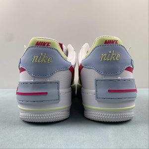 Air Force 1 Shadow White Fireberry Light Lemon Twist Blue Tint FQ8885-100